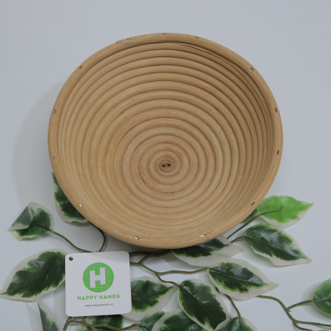 Natural rattan cane round bread hot sales proofing basket (Made in VietNam)