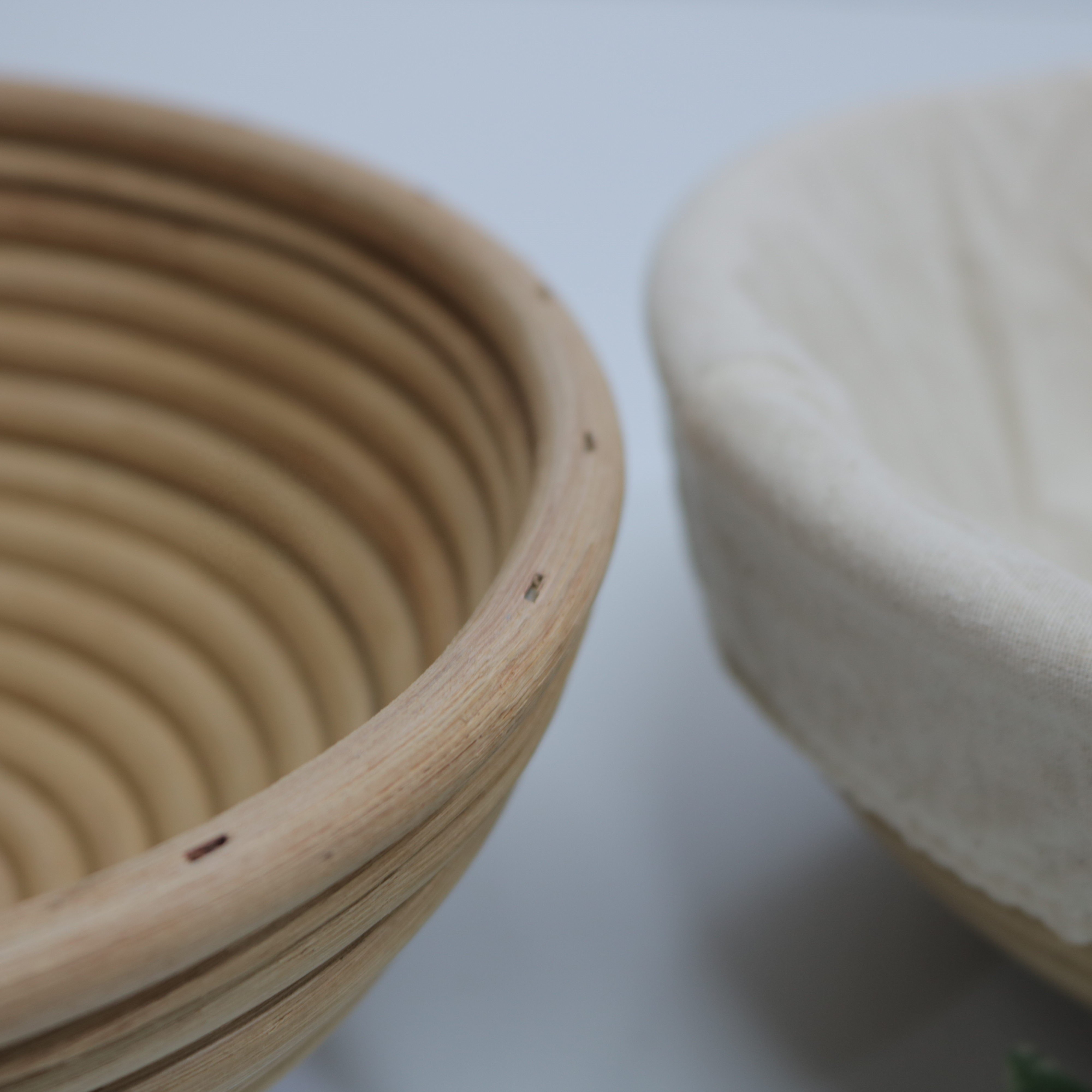 Natural rattan cane round bread hot sales proofing basket (Made in VietNam)