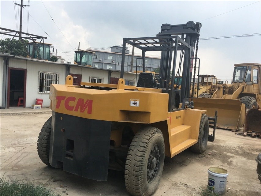 Cheap Price Used TCM FD160 16 ton Lifting Forklift, Second Hand Japan Brand TCM FD150 FD160 15 ton 16 ton Manual Forklift