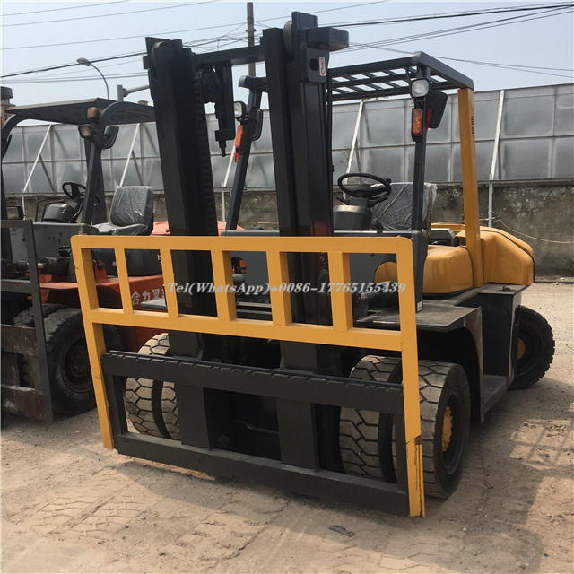 Good performance TCM second hand forklift 7 ton fd70 diesel forklift truck with cheap price 7 ton used tcm forklift