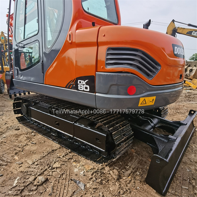 Used doosan DX80 hydraulic crawler excavator/original doosan DX60 DX75 DX80 with good Condition for sale