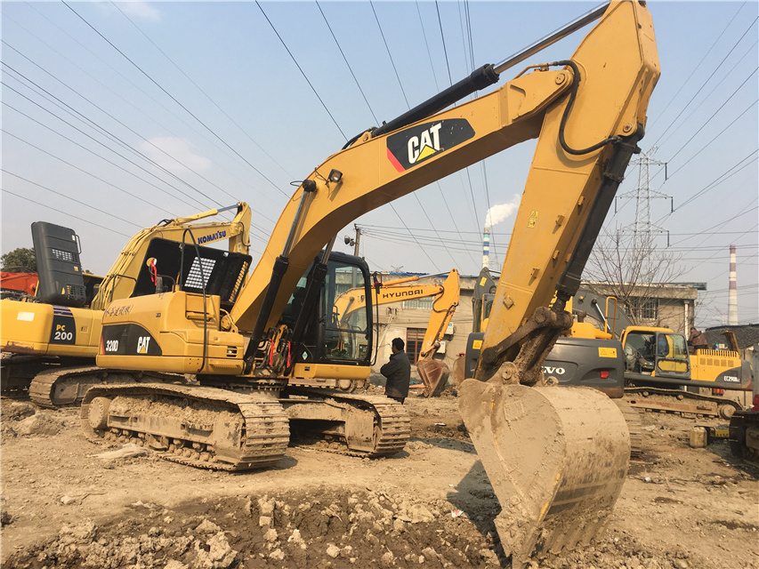 Japanese high quality new cat 323d excavator price/Used Cat 320 digger machie/excavadoras caterpillar 320D 325D 330D good engine