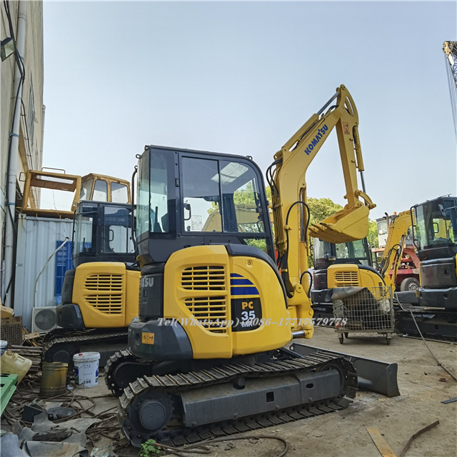 Used KOMATSU Mini excavator PC35MR-2 used excavator PC30MR PC35MR PC55MR-2 used mini excavadora Used pc35