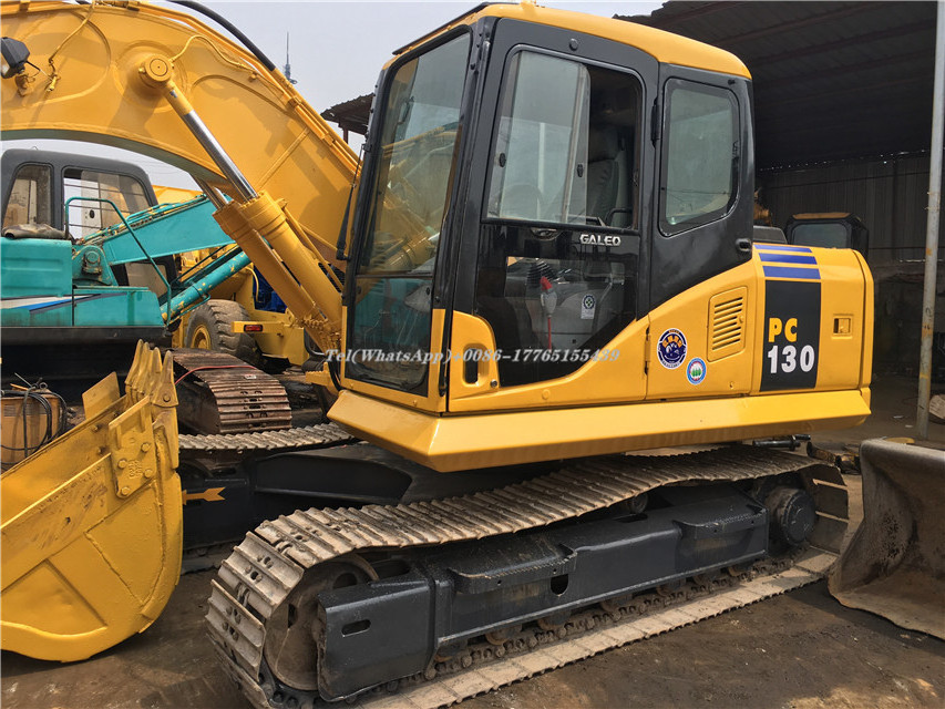 made in japan used 13 ton komatsu pc130 crawler excavator price pc130-7 digger machine original spare parts pc130-6