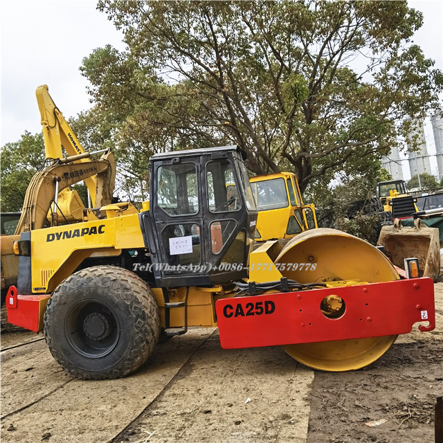 used 10 ton soil compactor , secondhand CA25D SD22 SD32 construction road roller for sale