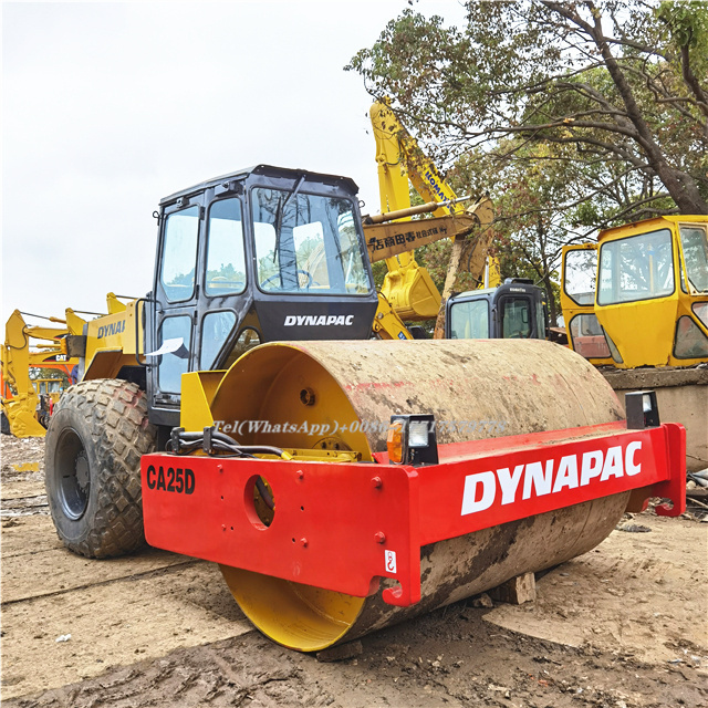 used 10 ton soil compactor , secondhand CA25D SD22 SD32 construction road roller for sale