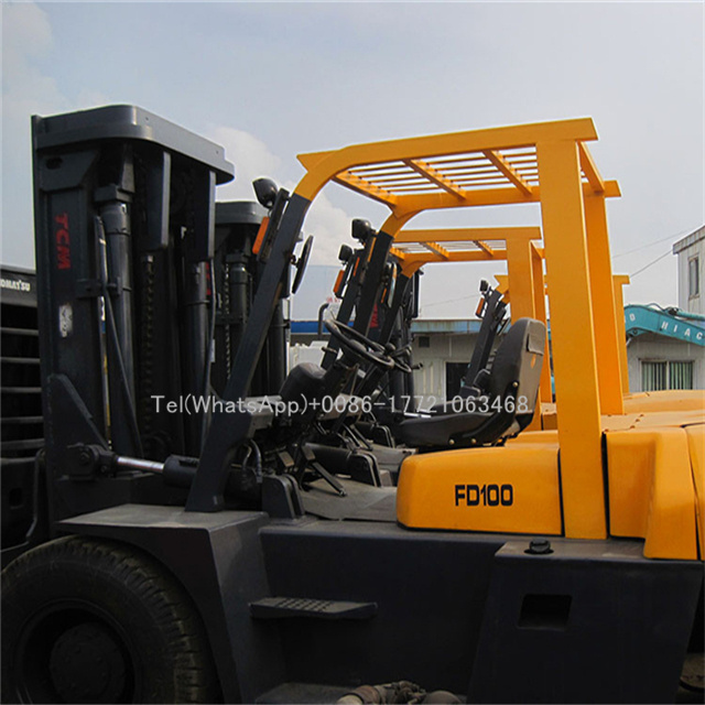 Original Second Hand Large Hyundai Forklift 100 with Cheap Price Used Diesel 6 7 8 10 13 16 ton Wholesale on Sale in Shanghai