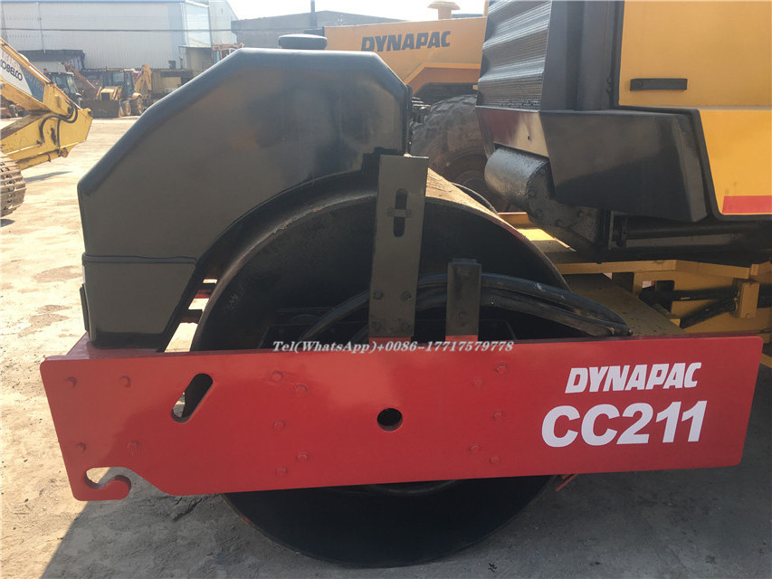 7 Ton Double Drum Dynapac CC211 Road Roller/Used Vibratory Compactor Dynapac CC211 CC421