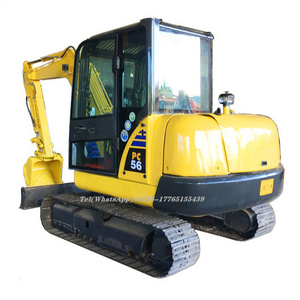 second hand komatsu pc01 excavator mini excavator pc56-7/komatsu mini excavator pc56-7 for sale