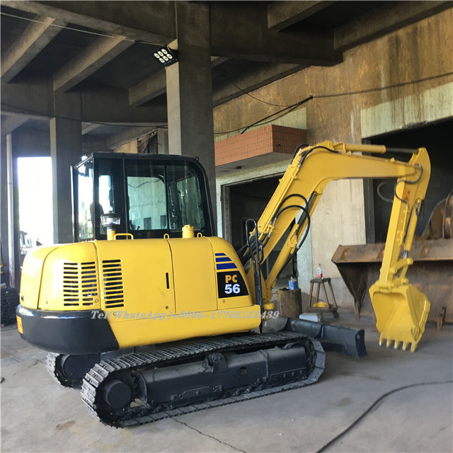 second hand komatsu pc01 excavator mini excavator pc56-7/komatsu mini excavator pc56-7 for sale