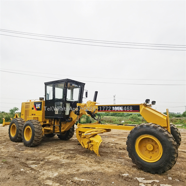 Good hydraulic system 140k used caterpillar grader/Japan Used CAT 140K 140G 140H Motor Graders for sale