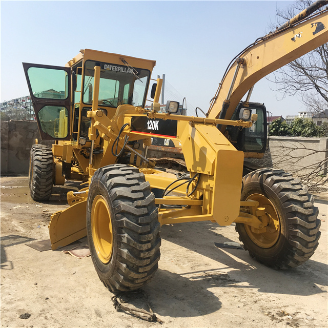 Nice quality Grader Used Caterpillar 120K 12G 14G 120H 120K 140G 140H 140K CAT Motor Grader with good tire