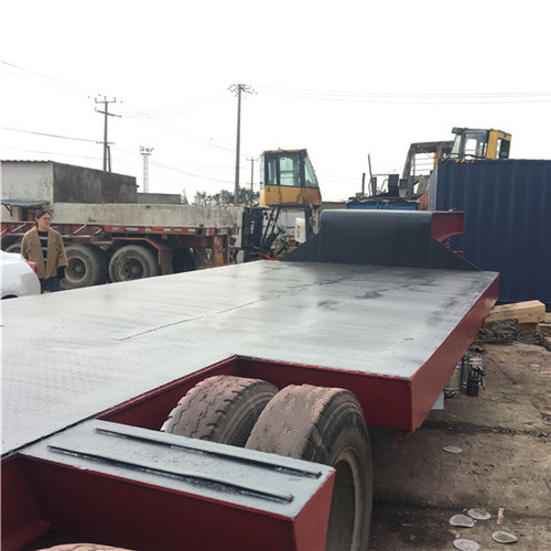 LUEN 3 Axle Spring Ladder Low Bed Trailer Dimensions 2017 Years 80 Tons Used Lowbed Truck Trailer