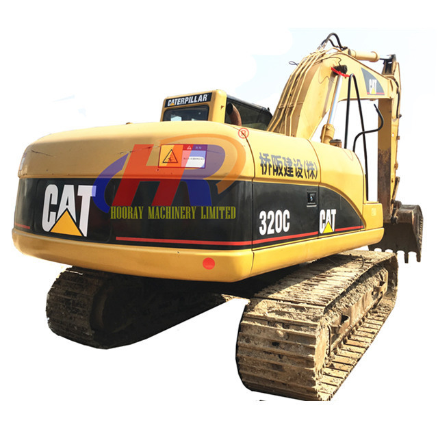 Japan Caterpillar 320D earth moving shovel CAT 320D2 crawler excavator CAT 320C 320D 320 320GC second hand digger in Shanghai