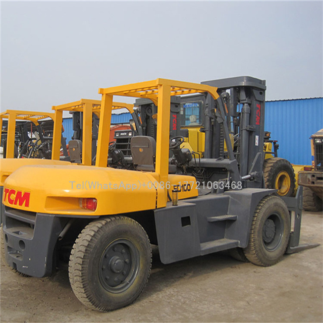 Original Second Hand Large Hyundai Forklift 100 with Cheap Price Used Diesel 6 7 8 10 13 16 ton Wholesale on Sale in Shanghai