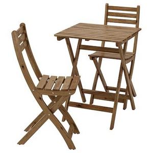 Acacia solid wood or teak wood coffee table set bistro sets for outdoor furniture