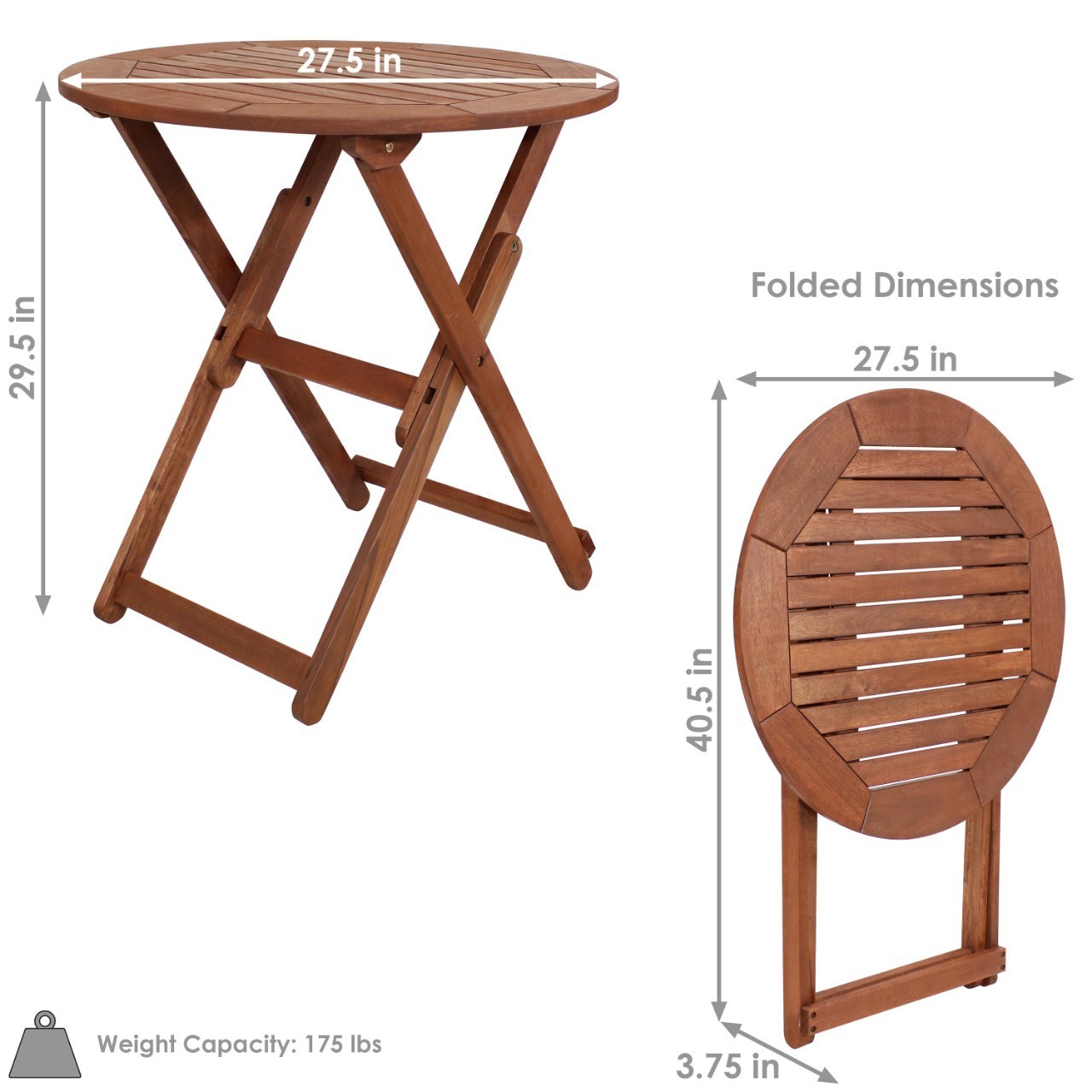 Acacia solid wood or teak wood coffee table set bistro sets for outdoor furniture