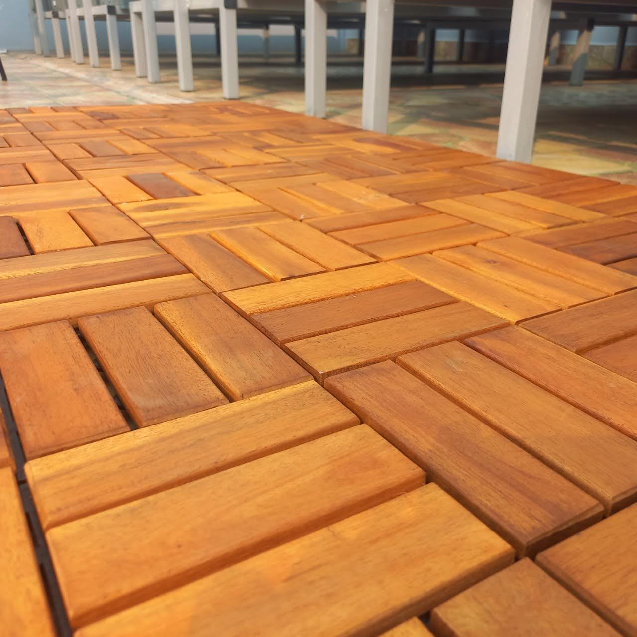 High quality interlocking outdoor deck tiles/ Wood plastic composite tiles WPC decking (whatsapp: Mr Quyen: +84 79 775 9688)