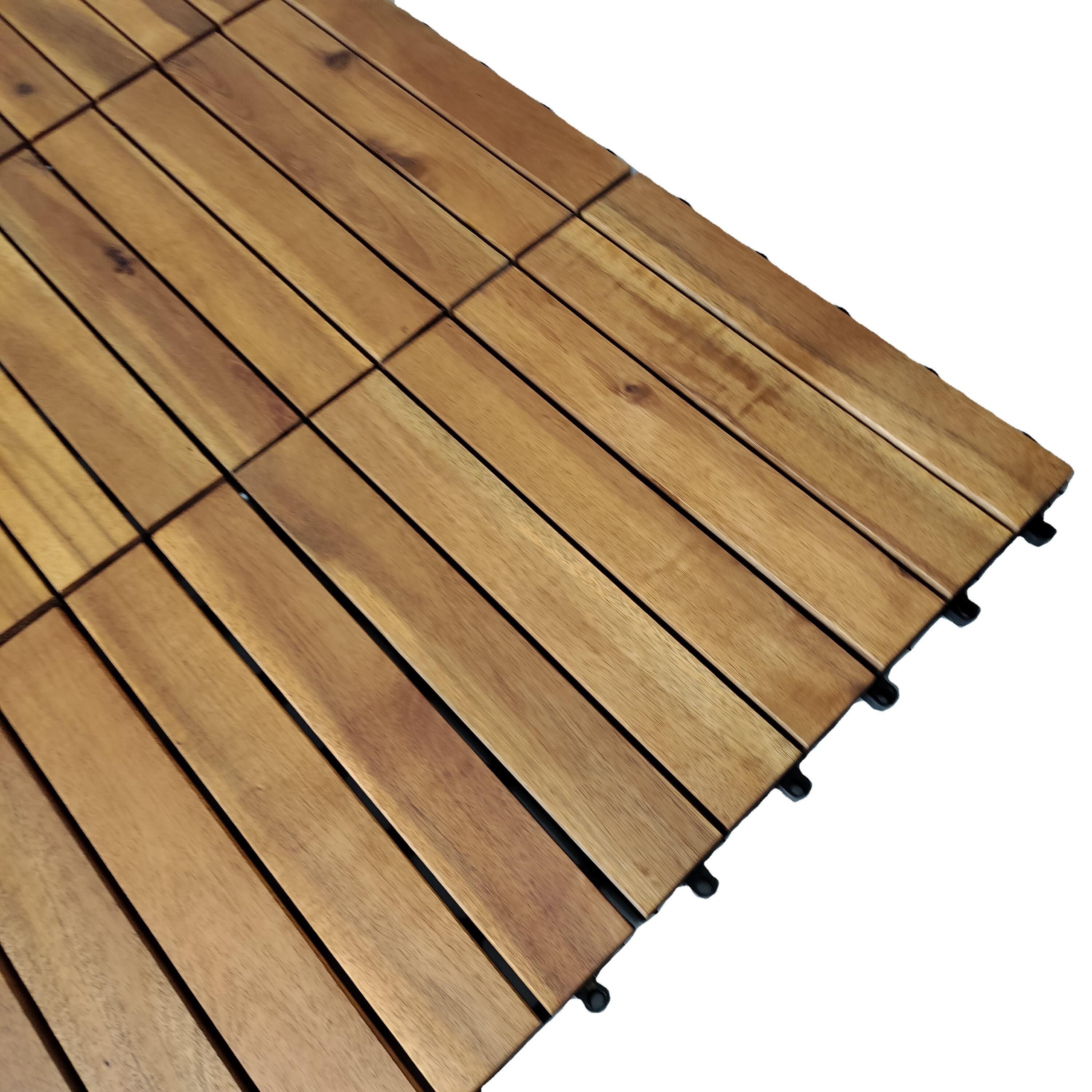 Acacia  Decking Teak Wood Flooring Wood  Wood 3D Grain Deck Outdoor Garden Flooring 300 x 300 mm