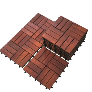 wooden floor tiles Decking Tiles 300*300mm for interior - exterior home decor garden decor terrace decor back yard