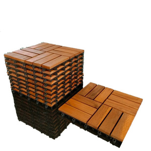 High quality interlocking outdoor deck tiles/ Wood decking size 300 x 300 mm DECOR  balcony garden way terrace patio decking