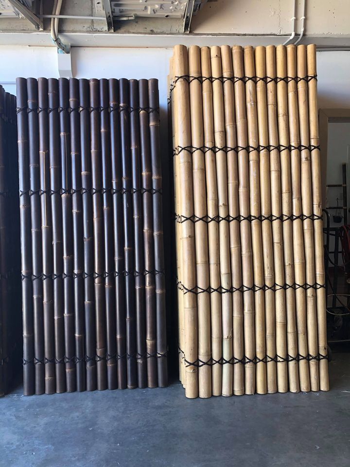 Bamboo Slat Rolled Fence 300x150cm Bamboo Fence Garden Fence 0084 947 900 124