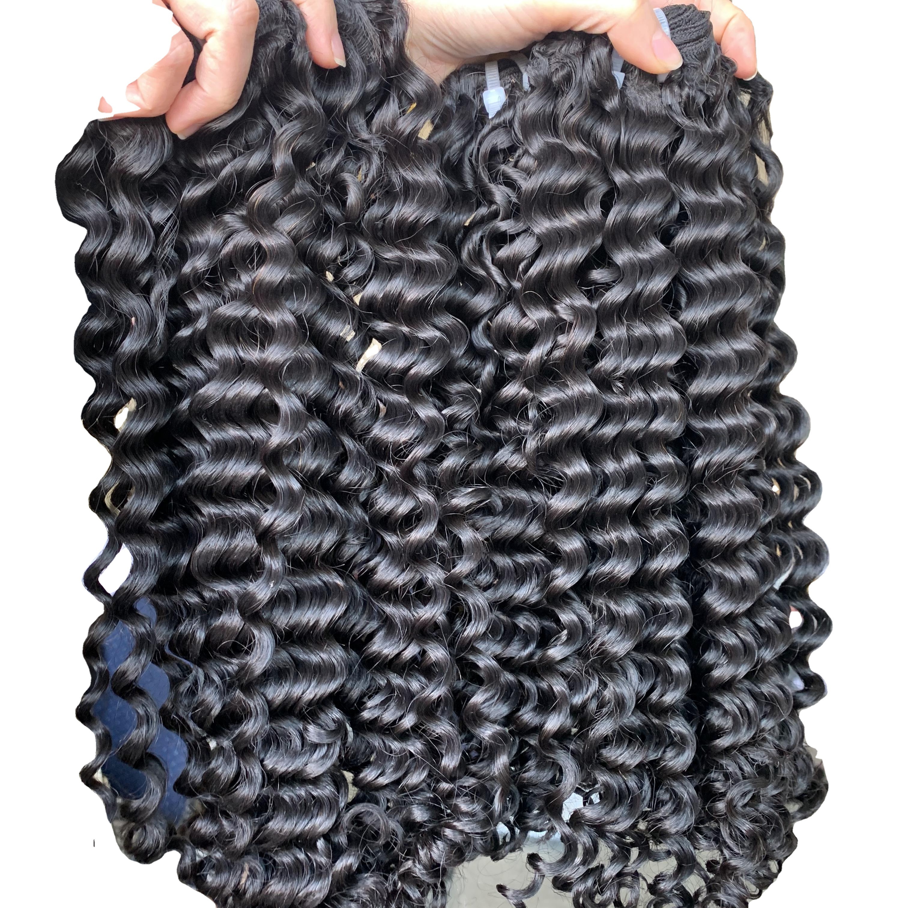 Curly Hair Cuticle Aligned Virgin Hair Bundles for Women Wholesale Unprocessed Hair Vendors