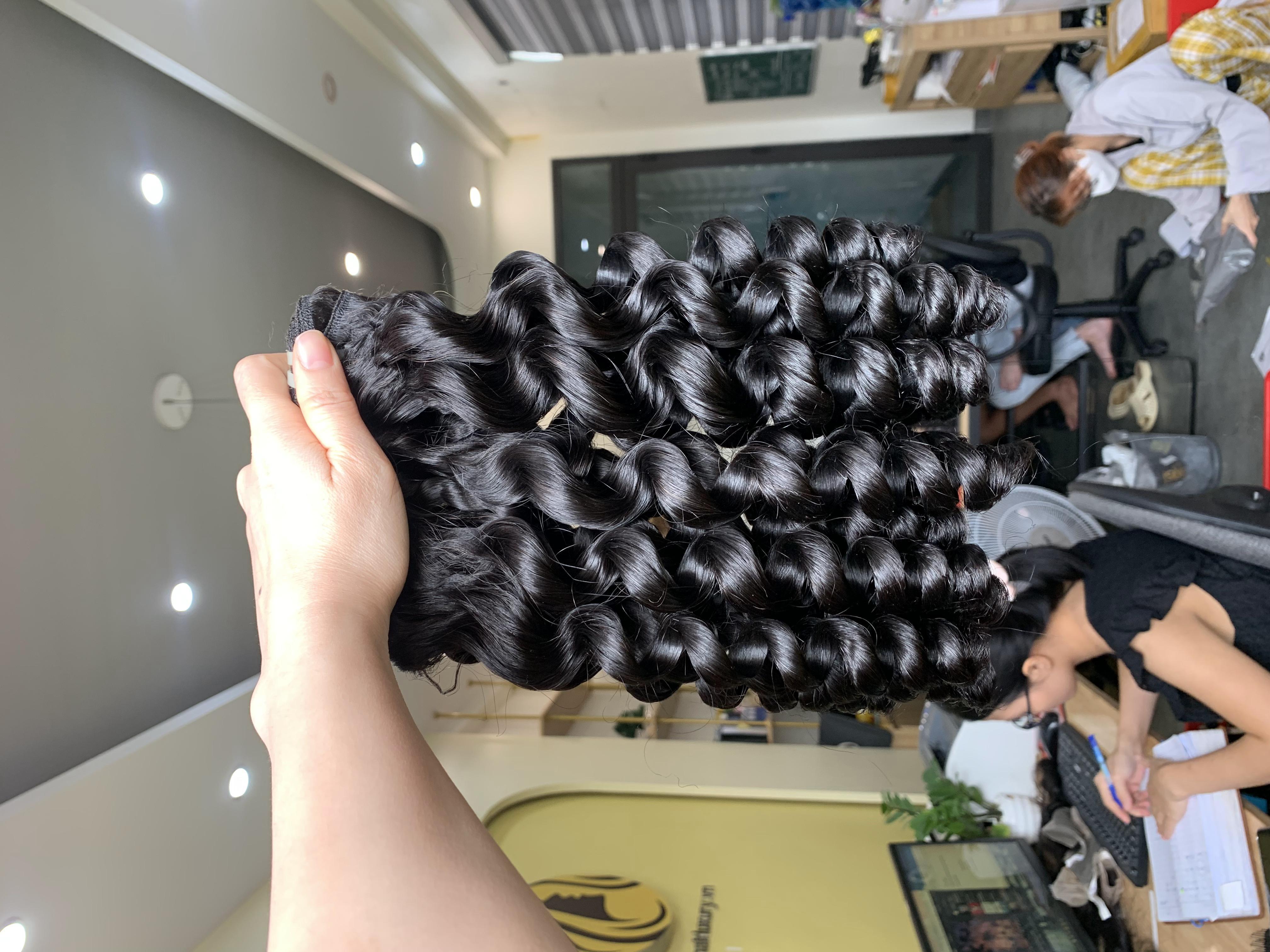 Best Quality Human Hair Extension Donor Hair Machine Weft Weaving from 6-32 inches