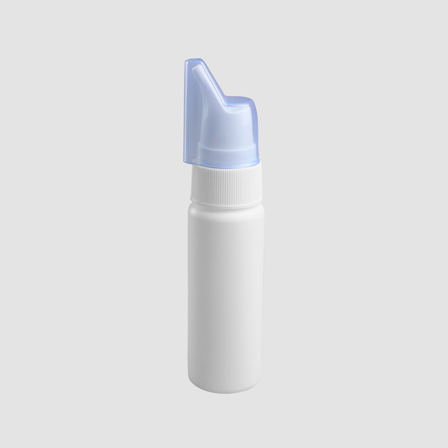 Wholesale Nasal Bottle Packaging Vietnam manufacturer of empty plastic HDPE Nasal  Spray Bottle Packaging 70ML - M0308