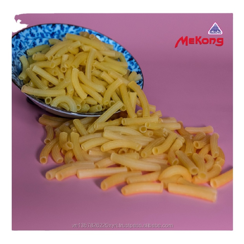 24 Months Shelf Life Sugar Free Grain Noodle Products Skinny Long Shape Yellow Color Macaroni Rice Pasta Made In Vietnam