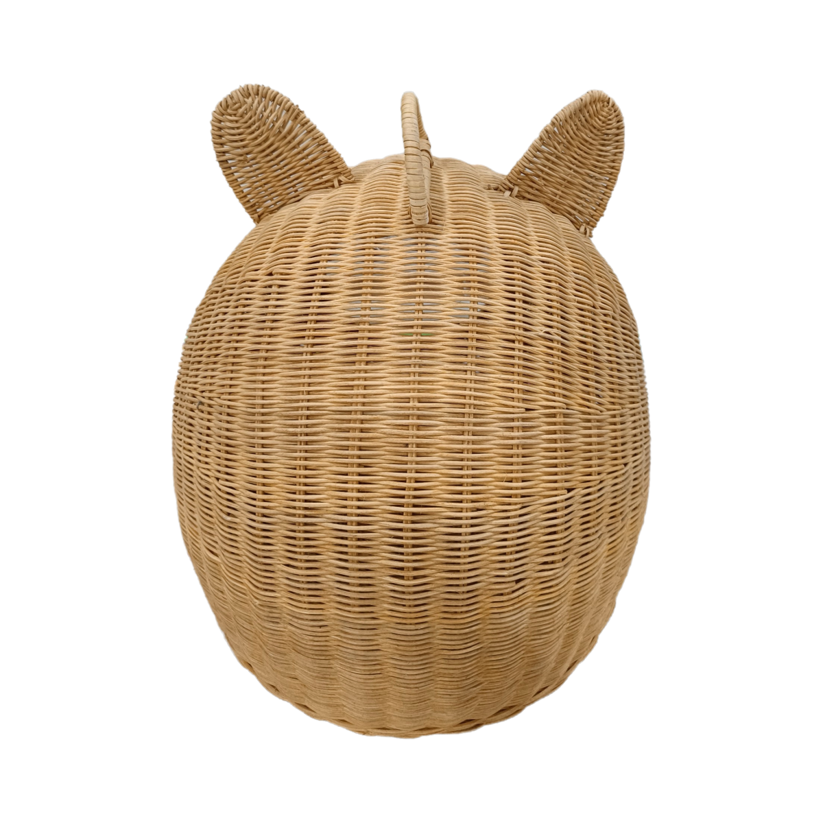 Vietnam Cute Rounded Rattan Cat Cave Bed House Indoor Wicker Cat House with Handle