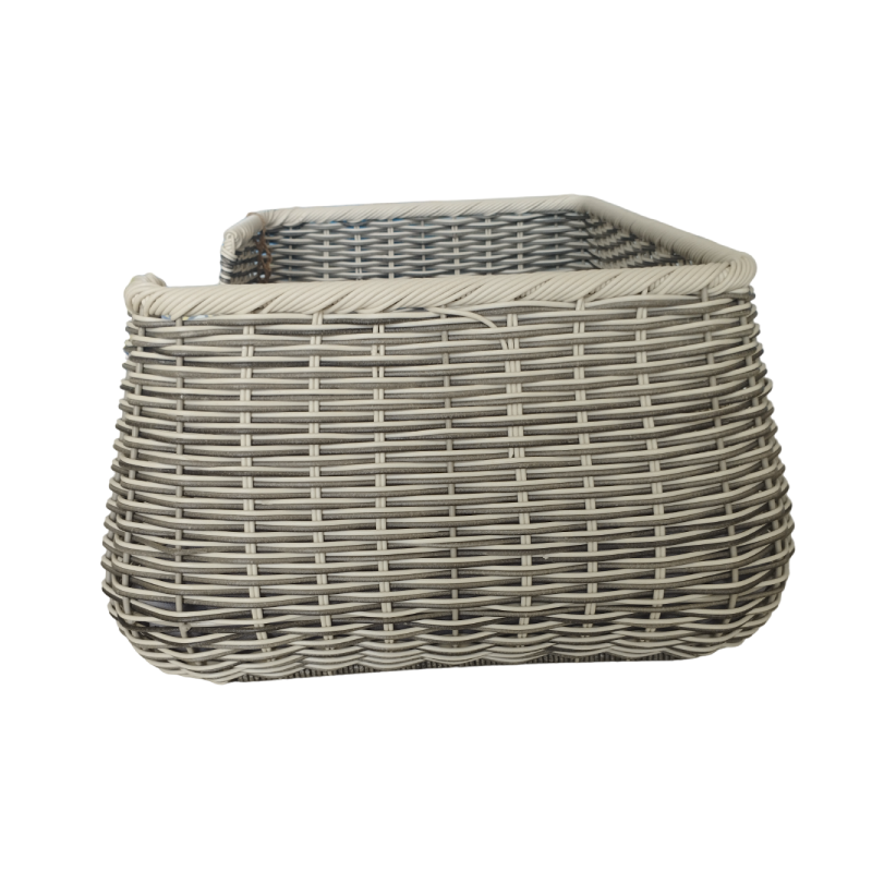 Vietnam Vietnam Premium Rattan Sustainable Resin Rectangular Cat Pet Bed with Cushion