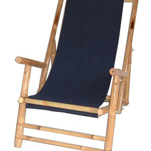 Beautiful Convenient outdoor chair- Folding simple solid wood chair outdoor portable sling chairs with arm rest