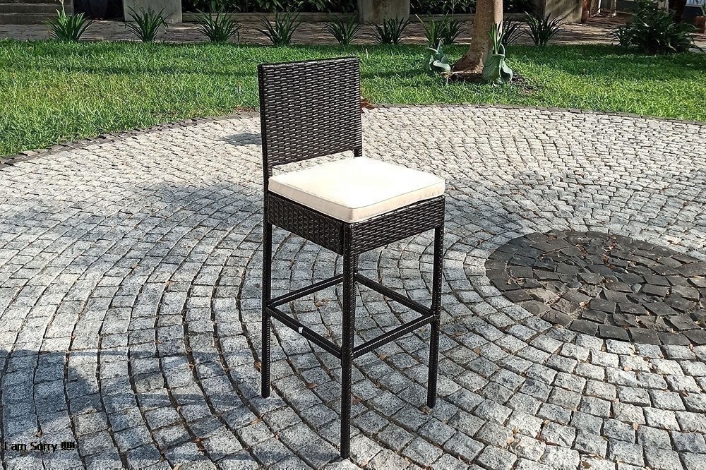 KD WOODEN BAR set 7pcs Outdoor Outdoor Furniture bar Set Modern Wicker Table Set High Quality