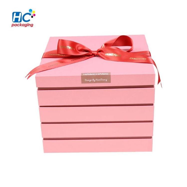 Luxury Paper Empty Strawberry Gift Box Sweet Bonbon Chocolate Packaging Box For Chocolate