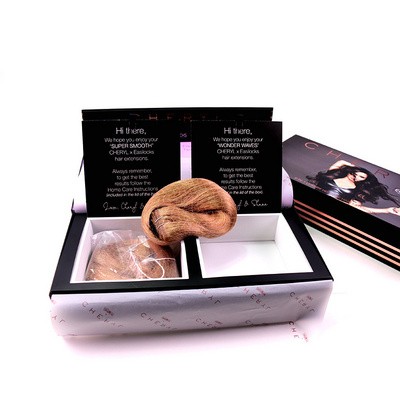 luxury hair extension packaging box wig boxes low moq wig boxes custom logo packaging