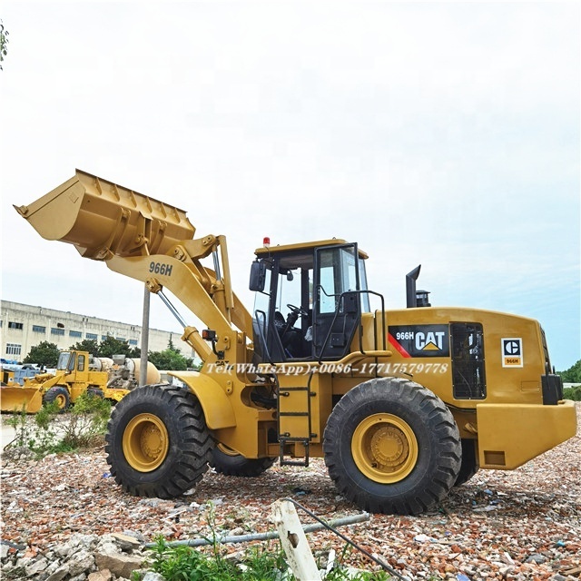 High quality CAT 966H wheel loader CAT 966H used large wheel loaders second-hand construction machinery