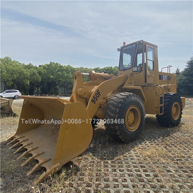 Japanese used caterpillar 950f cheap sale in shanghai and clean appearance as well powered wheels ,cat 960f fitted in farm