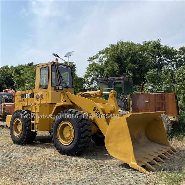 Japanese used caterpillar 950f cheap sale in shanghai and clean appearance as well powered wheels ,cat 960f fitted in farm