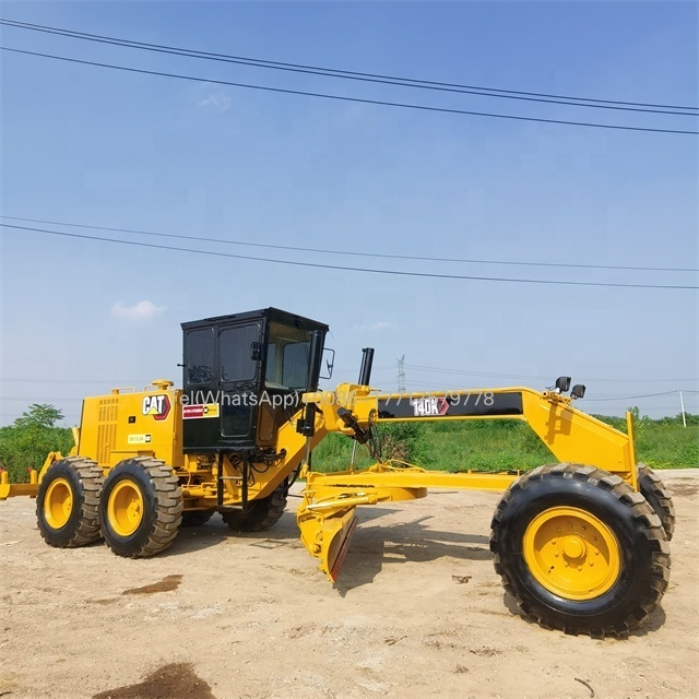 Good quality CAT 140K Used motor grader/USA original caterpillar motor grader 140k 140h 140g 14h 14g cheap price