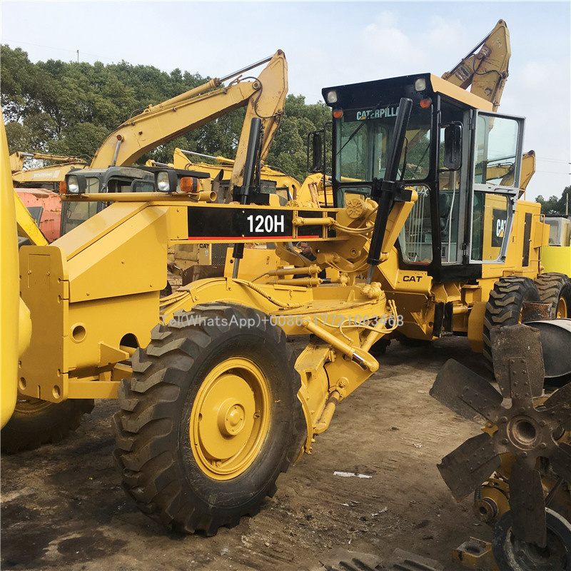 120H Caterpillar Secondhand Used Caterpillar 140H / 14H /14G Motor Grader for Well Sale 120H