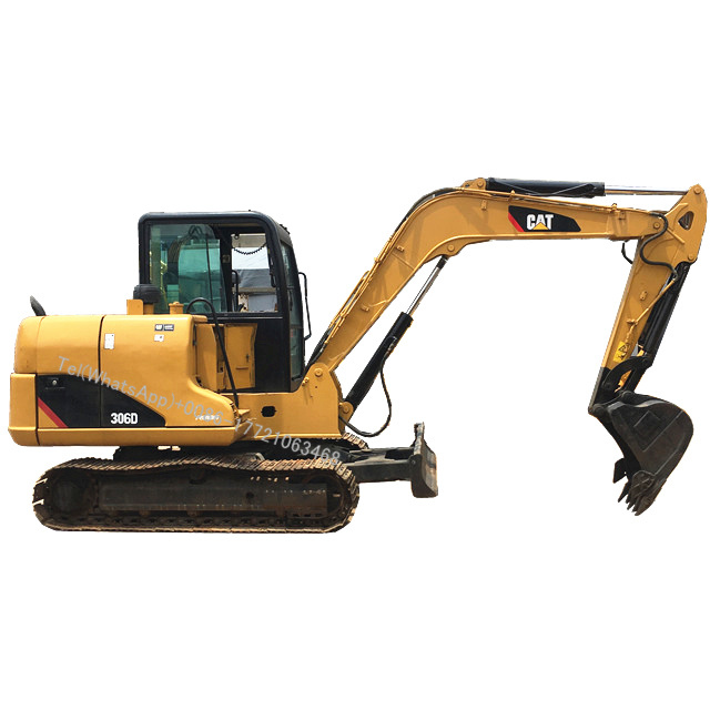 Home second hand mini excavator caterpillar 306d small bucket 0.2m3 Chinese mini excavator 6 ton hydraulic crawler excavator