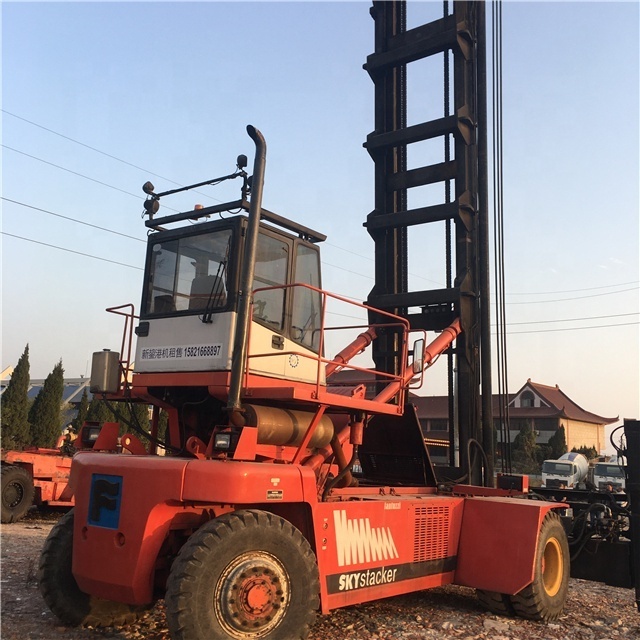 Original Secondhand sweden Kalmar container heavy forklift 45ton/ 50t reach stacker forklift/Used kalmar 45t container stacker