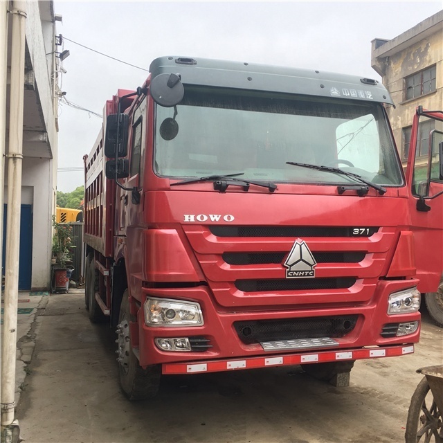 Second Hand Dump Truck Sino Sinotruk Howo 371 6x4 A7 8x4 Tipper Used Dump Trucks For Sale Price