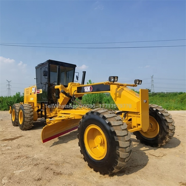 Good quality CAT 140K Used motor grader/USA original caterpillar motor grader 140k 140h 140g 14h 14g cheap price