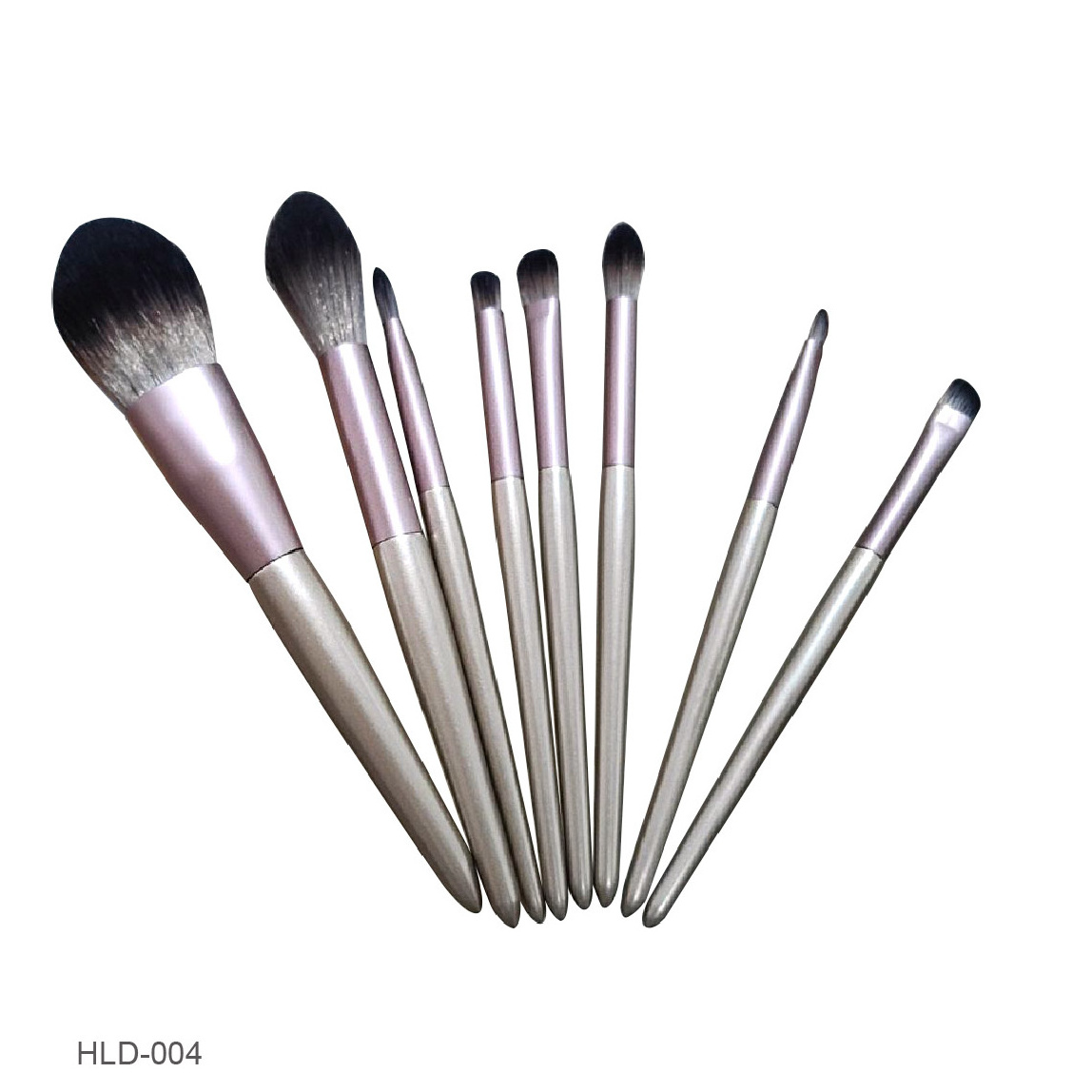 Mermaid Cosmetic Brush Set Fish Tail Makeup Brushes Brochas De Maquillaje Best Selling 4pcs Bag Metal Eye OEM Customized Hair