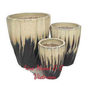 Best source vietnamese pottery pots outdoor ceramic flower pots for wholesale and garden supplies macetas de vivero arcilla