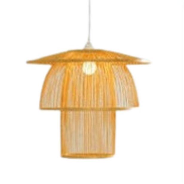 Bamboo Rattan Pendant Light Retro Weave Lantern Ceiling Hanging Lamp for Living room Hanging Lamp Shades Covers