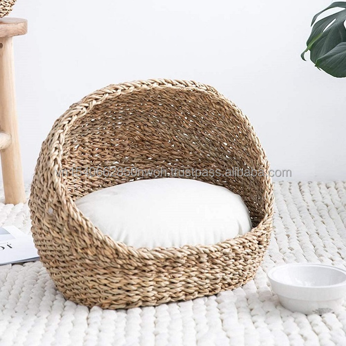 Natural Dog Basket Extra Large Dog Bed Puppy Dog Basket Pets Bed House Home from King Craft Viet Manufacturer