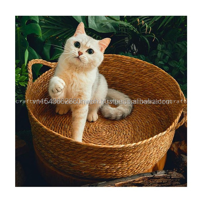 Natural Dog Basket Extra Large Dog Bed Puppy Dog Basket Pets Bed House Home from King Craft Viet Manufacturer